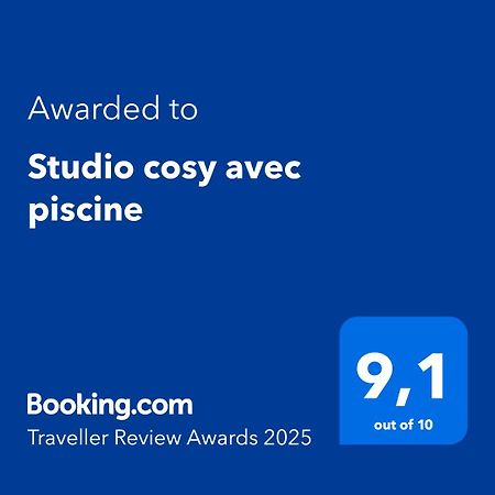 Studio Cosy Avec Piscine Saint-Joseph Kültér fotó
