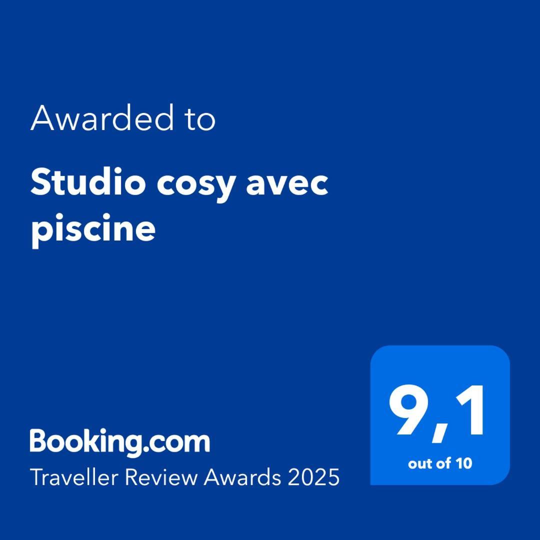 Studio Cosy Avec Piscine Saint-Joseph Kültér fotó